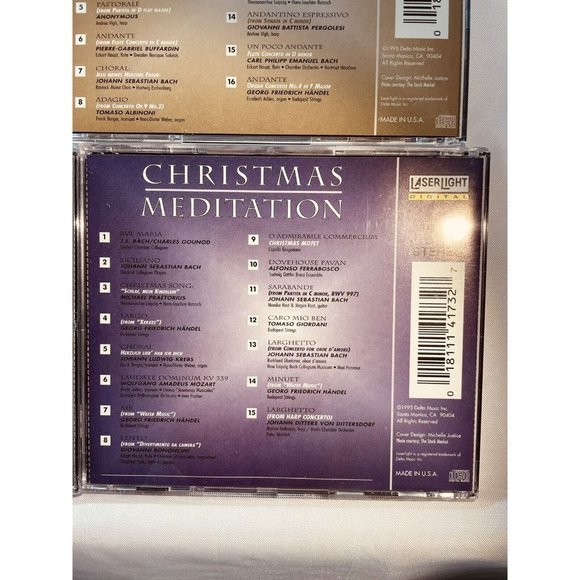 Christmas Meditation by Various Artists CD Set Of 3 Disc From 1997 Contemplative - Picture 6 of 12
